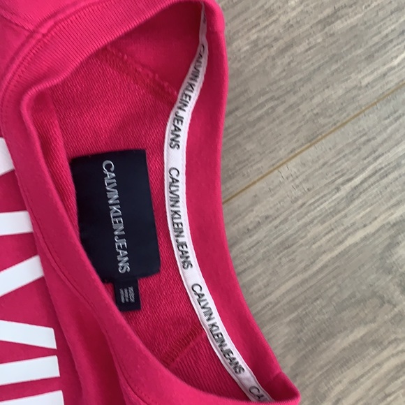 Calvin Klein Women’s XS Pink Crop Top💞 - Picture 6 of 7